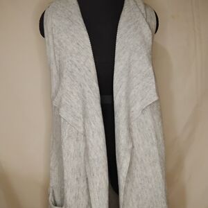 H&M Light Gray Open Front Cardigan